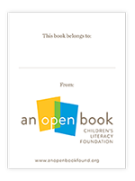 An Open Book Bookplate