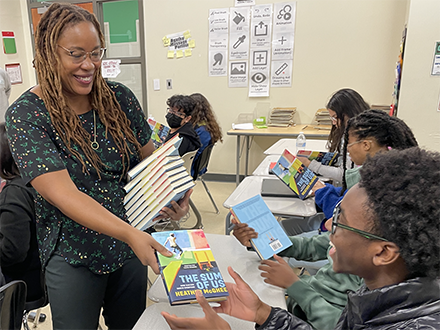 Author Heather McGhee at Ida B. Wells Middle School